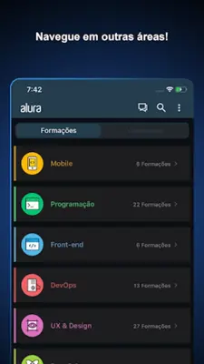 Alura Cursos Online android App screenshot 1