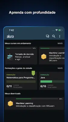 Alura Cursos Online android App screenshot 2